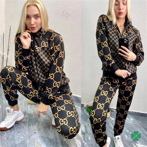 women tracksuit red gucci|Gucci tracksuit joggers for women.